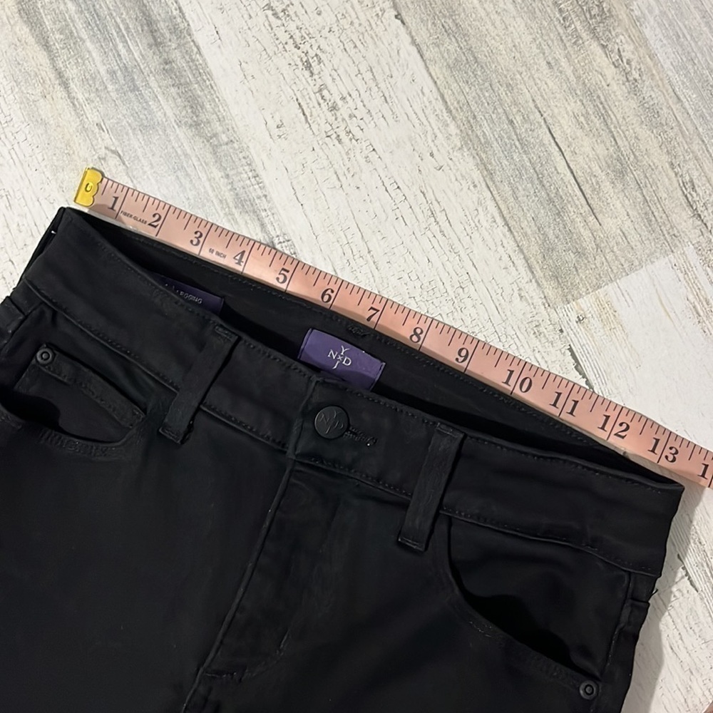 NYDJ Alina Black Jean Legging Size 2 Petite - Picture 11 of 13